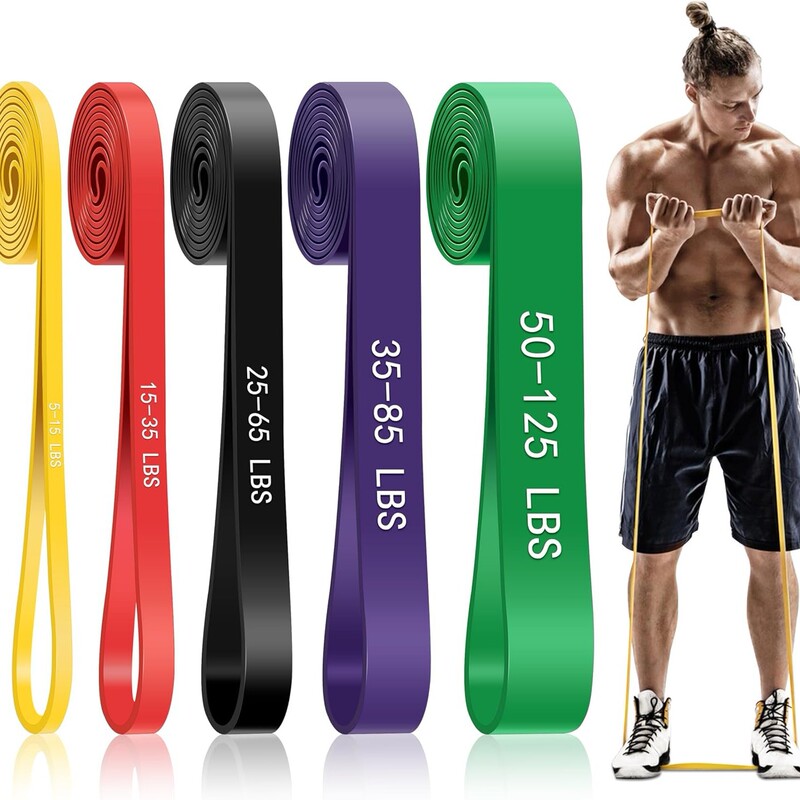 Fitness Resistance Band Set for Strength Training, Pull-Ups, Muscle Growth, Stretching, Home Exercise for Men and Women, Wholesale Resistance Bands