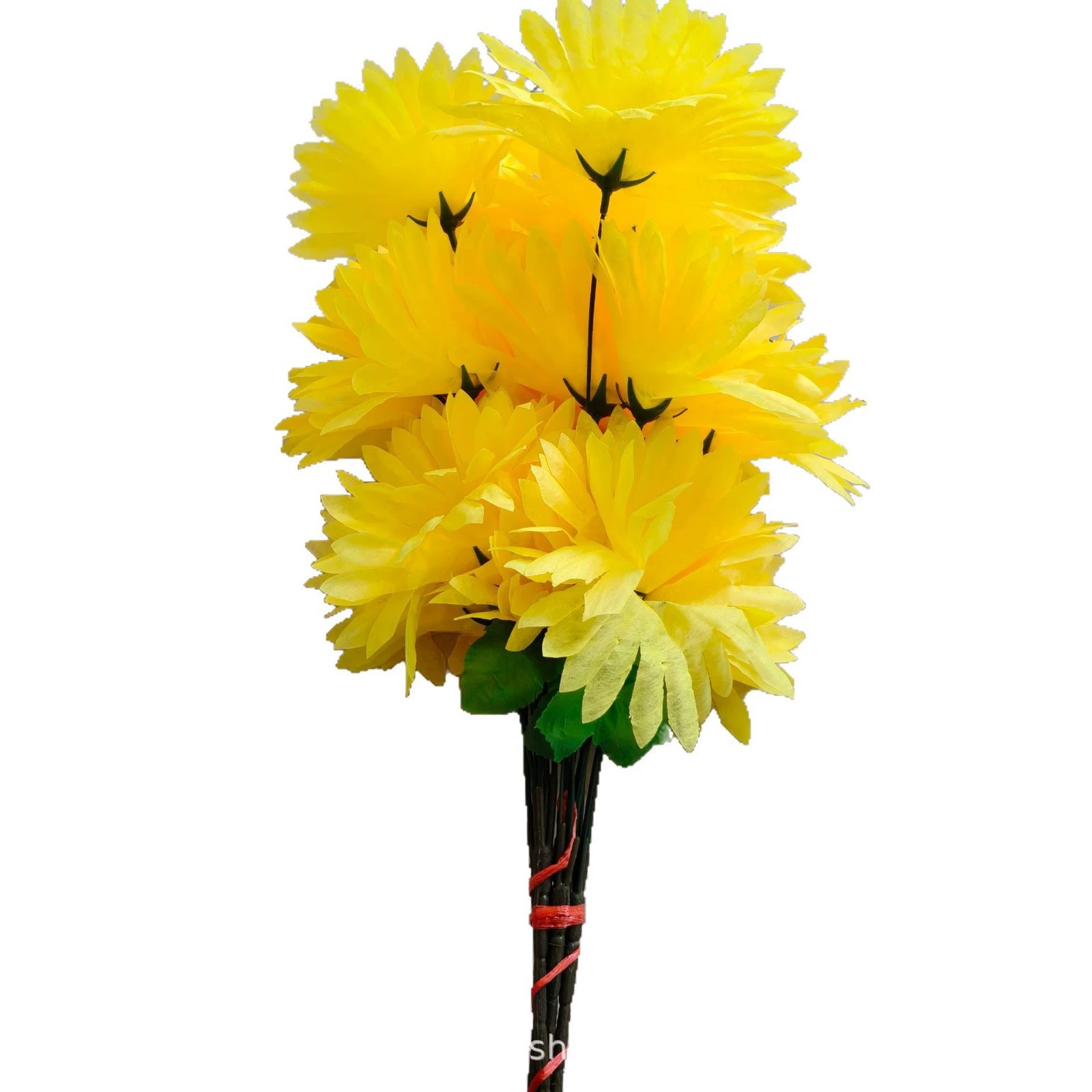 Qingming Festival sacrifice supplies flower Qingming flowers simulated flowers chrysanthemum wholesale five-head flower seven-head flower wholesale