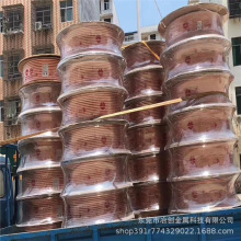 紫铜直条铜薄壁厚壁紫铜管 制冷设备用tp2软态硬态铜管现货