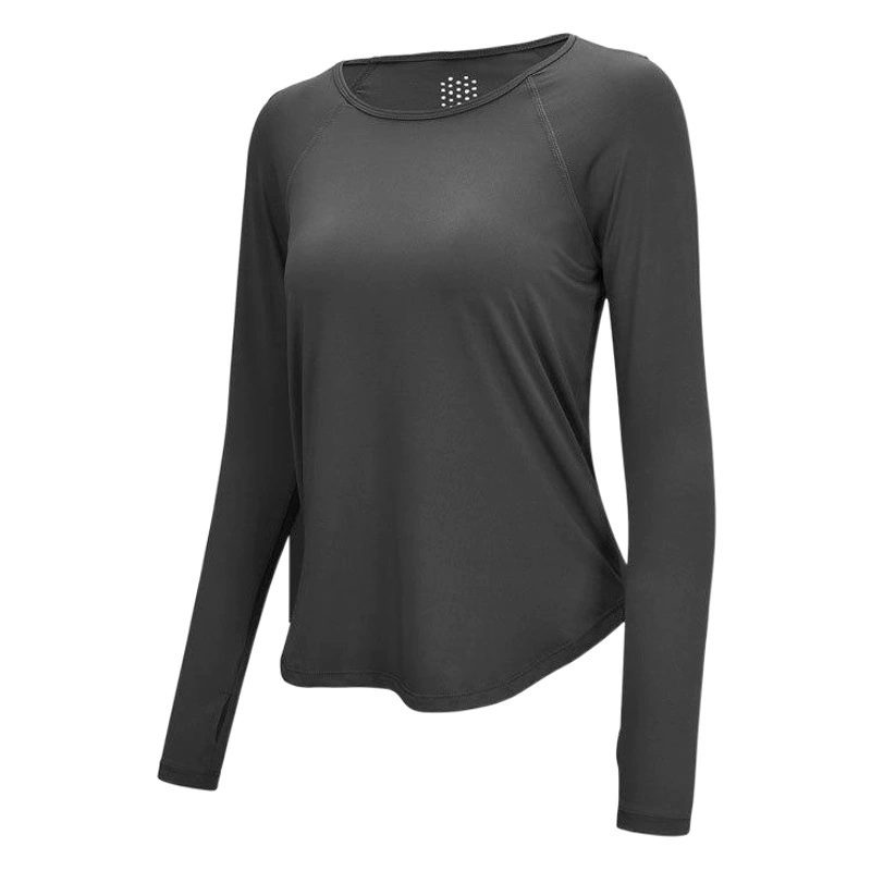 Женский осенний Топ для фитнеса Western Mosquito, новинка больших размеров, быстросохнущая Спортивная футболка для похудения и йоги для бега с длинным рукавом