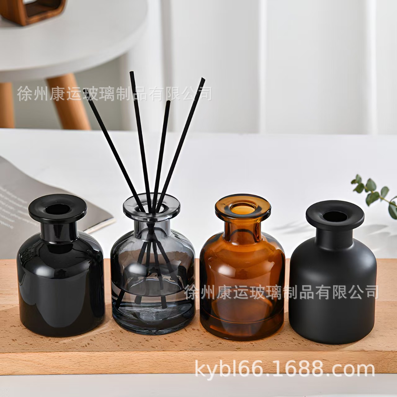 Non-fire Big Belly Aromatherapy Bottle Empty Bottle Transparent Glass Small Bottle Dried Flower Plant Aroma Essential Oil Volatile Stick Aroma Bottle