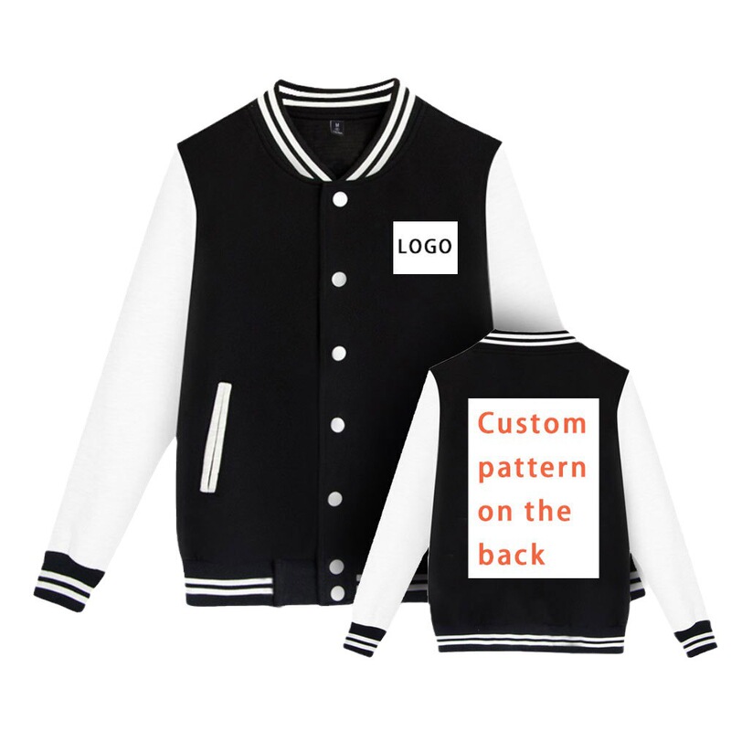 Amazon's New Best-Selling Flight Jacket Cardigan Single-Breasted Baseball Jacket Spring and Autumn Unisex Custom Sports Style