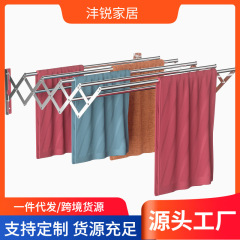 国境を越えた対外貿易加工伸縮ハンガー多機能トイレタオルラック室内ベランダの窓折り畳み