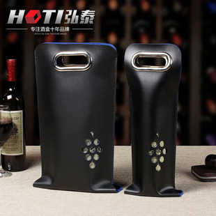Wholesale Red Wine Box Packaging Gift Box Red Wine Handbag Single Double Wine Gift Bag Red Wine Bag Customization