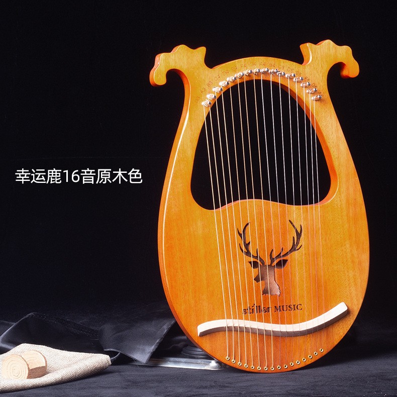 19-String lyre piano portátil 16-String small HARP principiante auto-Estudio 10-String lyre piano lyre instrumento musical