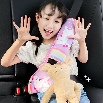 Seat belt shoulder pad Cartoon Baby Car Rear