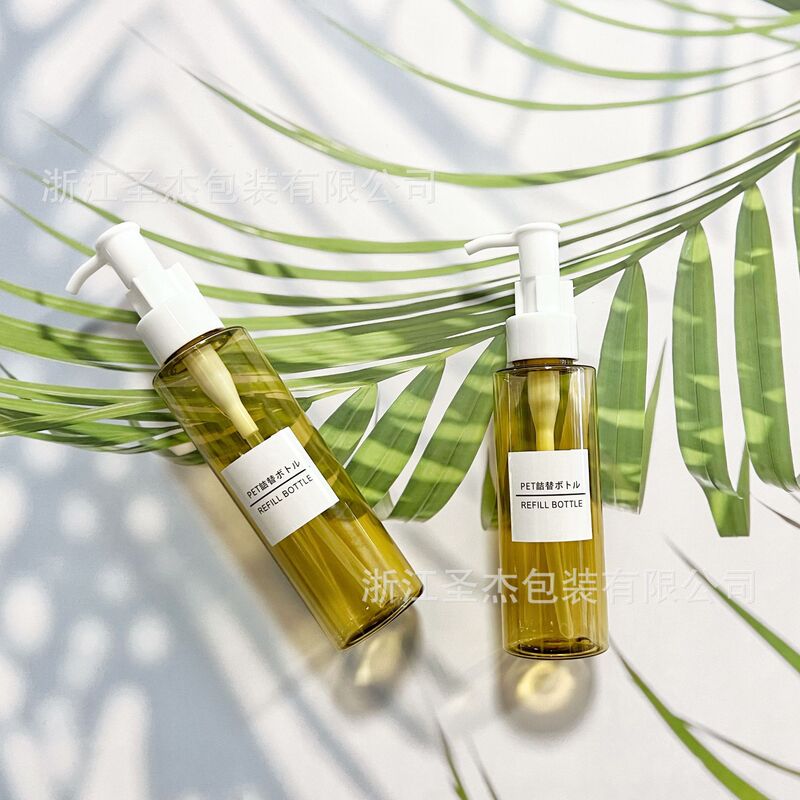 100ml120ml Professional Cleansing Oil Bottle Makeup Remover Essence Milk Essence Water Emulsion Bottling Press Pump