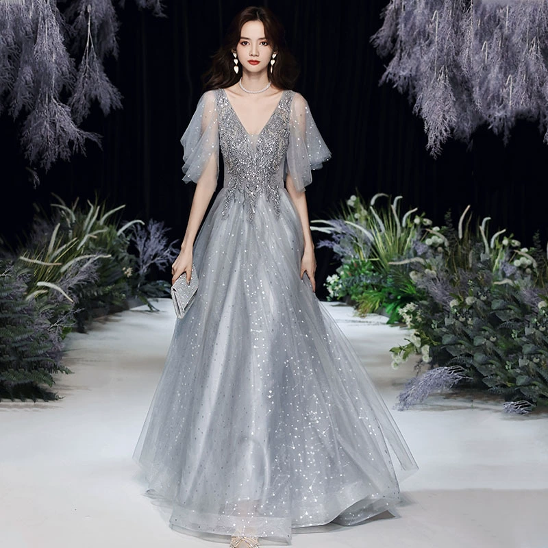 Elite evening dress, high-end, french style