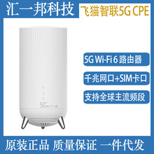 飞猫智联5G CPE FM10智能接入型5G WiFi6无线增强路由器千兆SIM卡