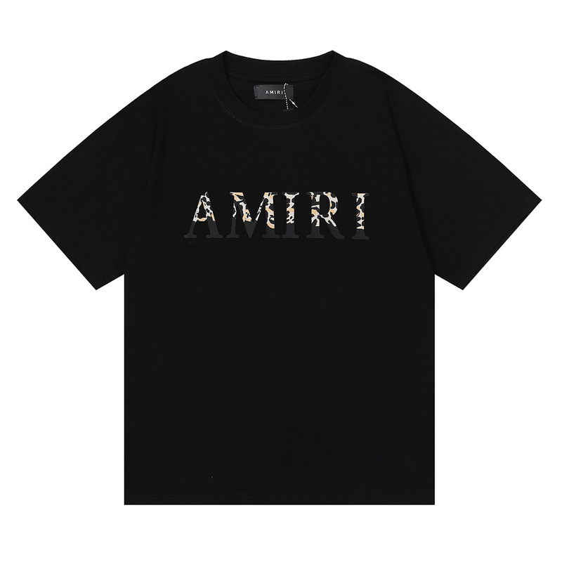 国境を越えた卸売り美潮AMIRI T-Shirt薔薇頭蓋頭プリント双糸純綿半袖tシャツ男女|undefined