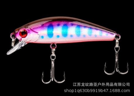 10 Colors Shallow Diving Minnow Lures Sinking Hard Plastic Baits Fresh Water Bass Swimbait Tackle Gear