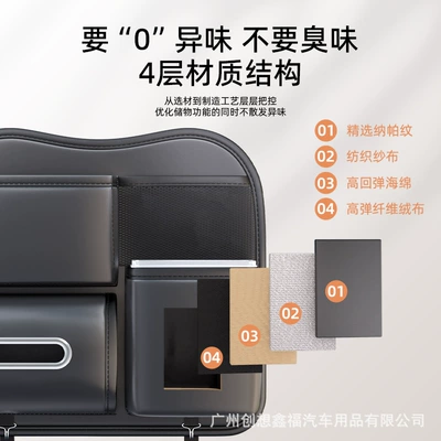 Car tissue box/set – Large-Capacity Car Storage Box