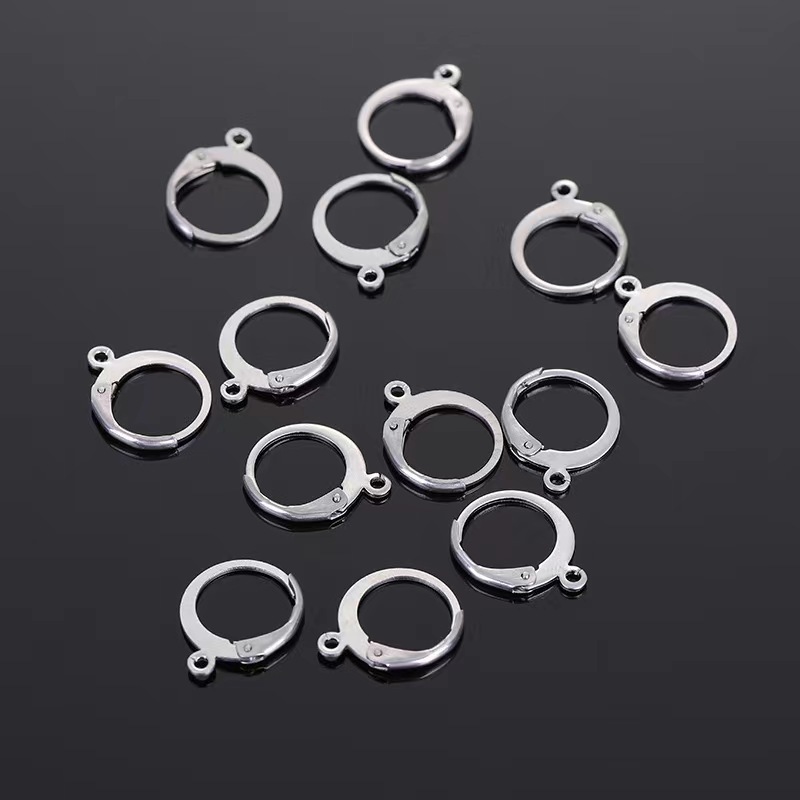fashionable universal trend geometric earrings stainless steel for…