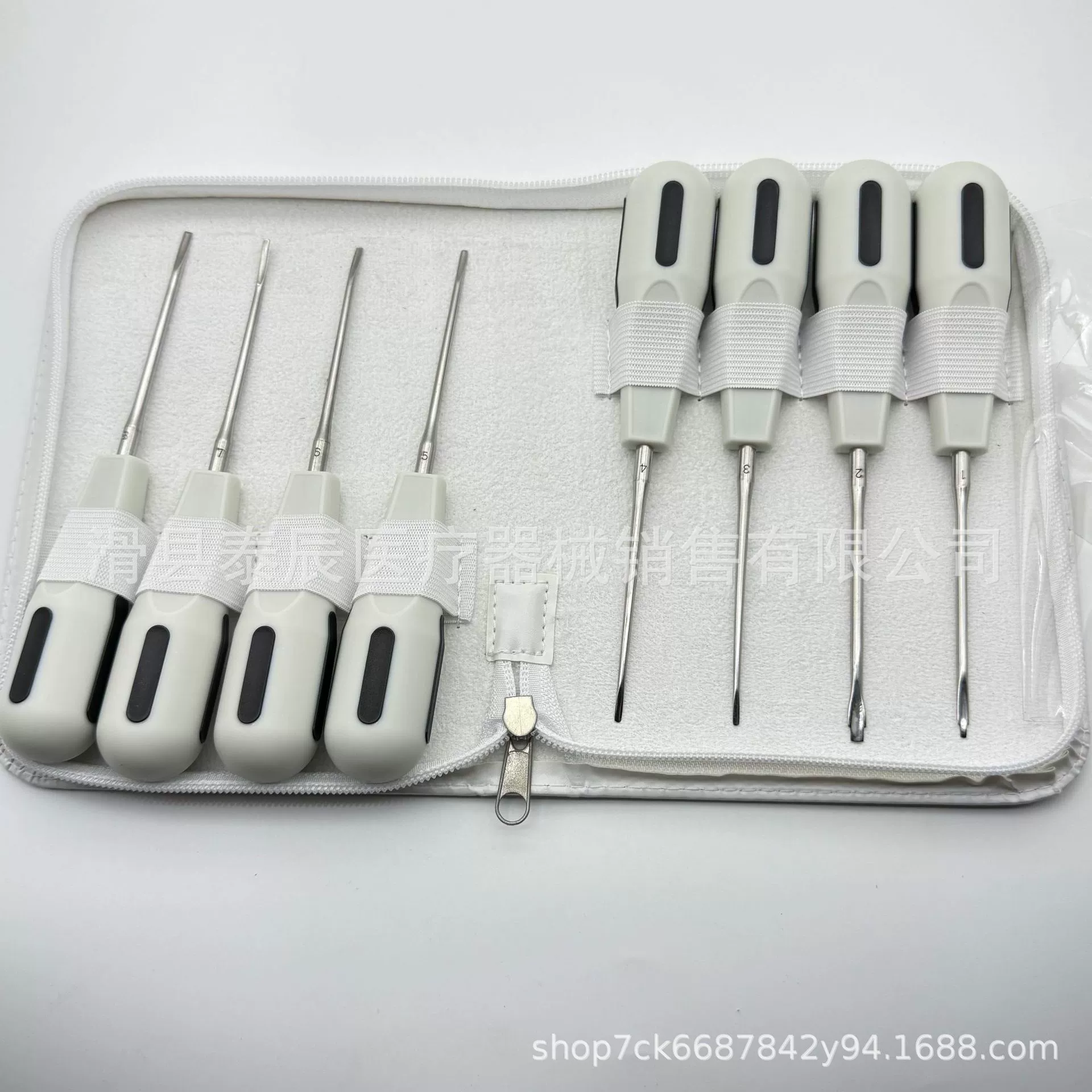 Стоматологические инструменты 8 шт./компл., стоматологический лифт из нержавеющей стали, малоинвазивный набор с белой ручкой из нержавеющей стали, лифт для удаления зубов, оптовая продажа