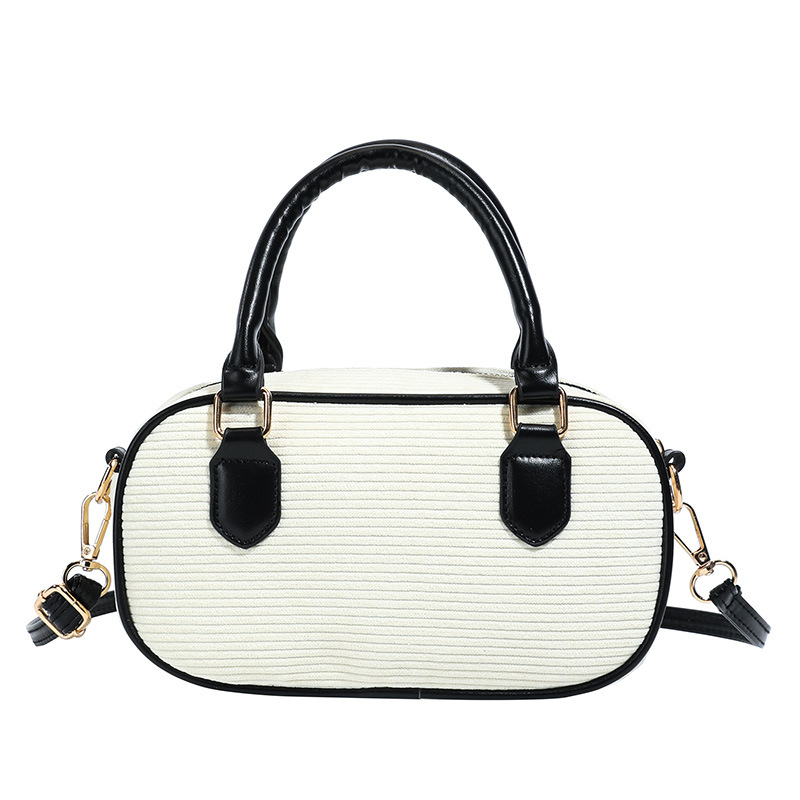 Bolsas de hombro de alto valor de color macarón para hombres y mujeres, bolsas de mano de niños a rayas de moda, bolsas para niños de caimón de otoño y invierno