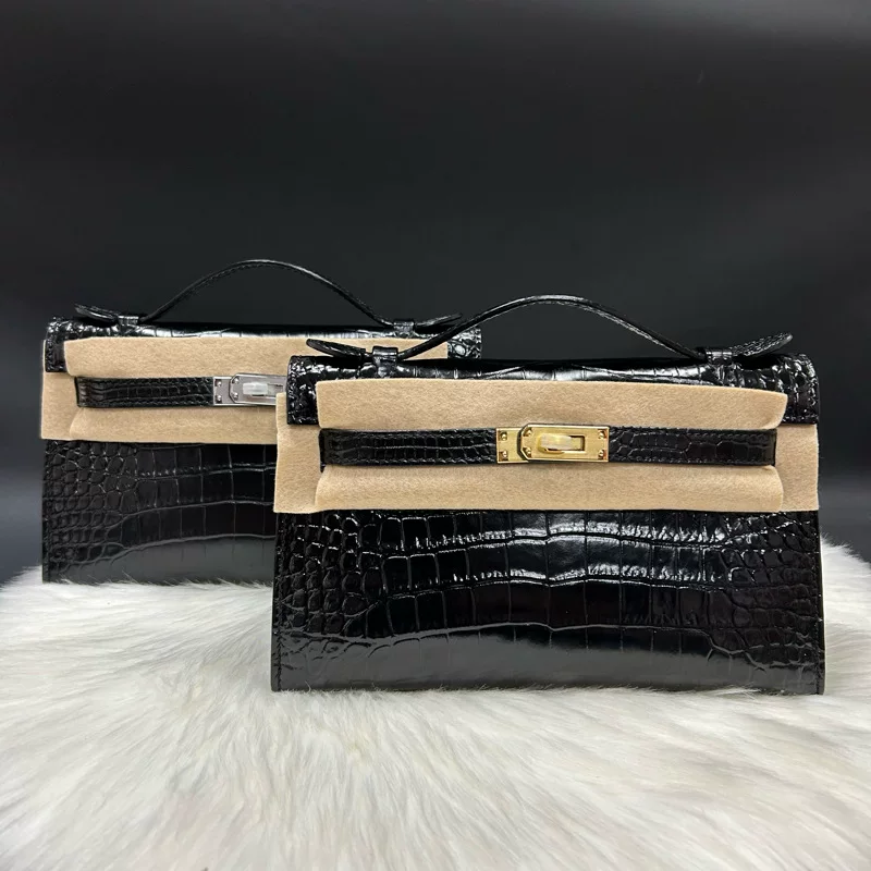 Universal shoulder bag for leisure, trend bag strap one shoulder, crocodile