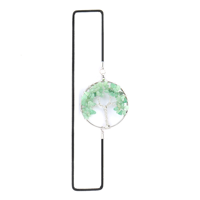 20g Weight Bookmark Stationery Type 1 Piece Quantity Learning, School Occasion Filament, gravel, Copper Wire Material Life Tree Pattern Retro style 1 Piece Life Tree Learning School Filament Gravel Copper Wire Retro Bookmark 10