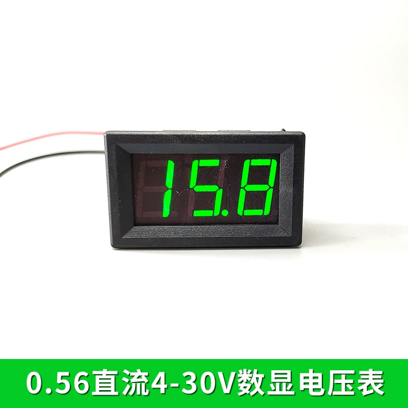 Двухпроводной цифровой вольтметр постоянного тока 4 В-30 В Цифровой дисплей 12 В 24 В вольтметр Прямые продажи с завода Большие выгодно