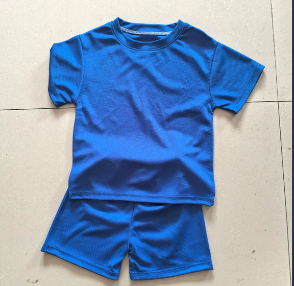 Solid color mesh blue
