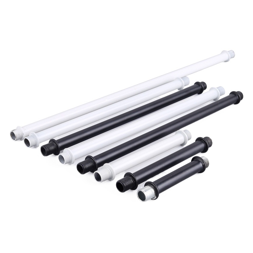 Lámpara de mesa tubo de conexión lámpara de mesa Barra de pintura en aerosol doble cabeza de paliza tubo blanco y negro tubo dental de dos cabezas hueco artesanía doble cabeza de paliza