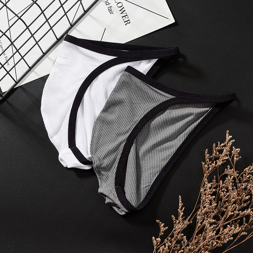 GTOPX MAN men's low-waist narrow-edge threaded modal comfortable and sexy underwear large bag U convex briefs