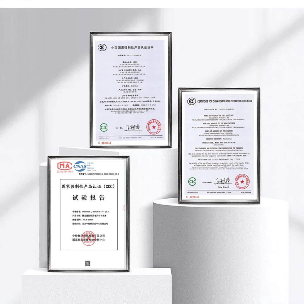 Nuevos juguetes extraños transfronterizos, conjuntos de bloques magnéticos de castillo de ensueño alrededor del mundo image 4