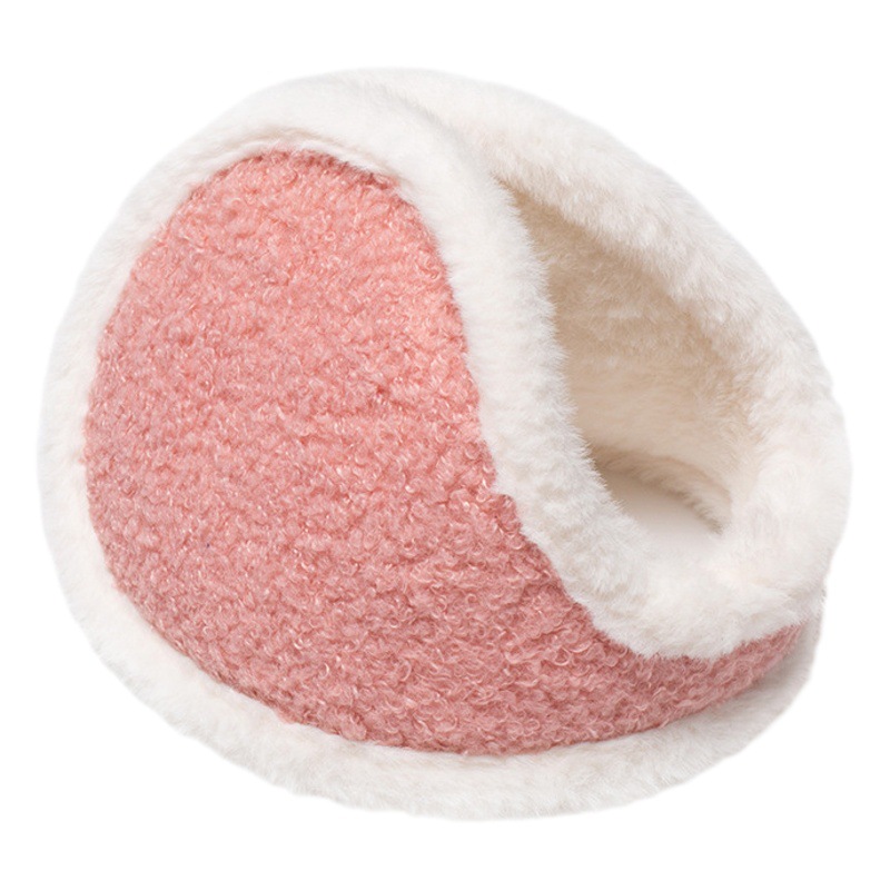 Earmuffs for Women, Winter Warm and Anti-Freeze Ear Protection, Rear-Wearing Ear Caps for Cycling, Cute Plush Ear Warmers, Winter Earmuffs, Windproof