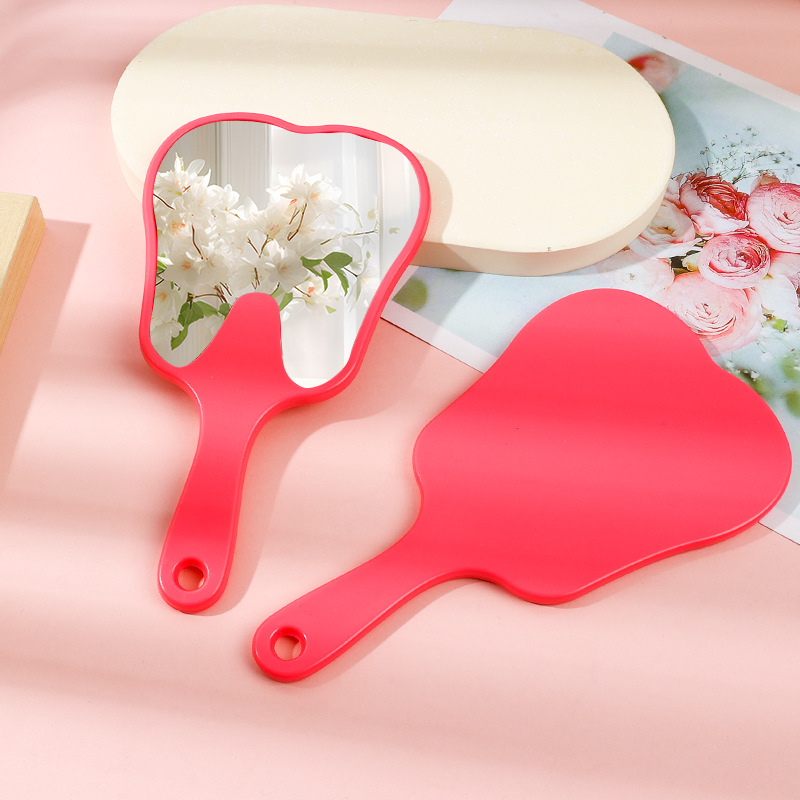 Espejo de Mano Portátil de Plástico de Alta Definición para Baño y Dormitorio image 13