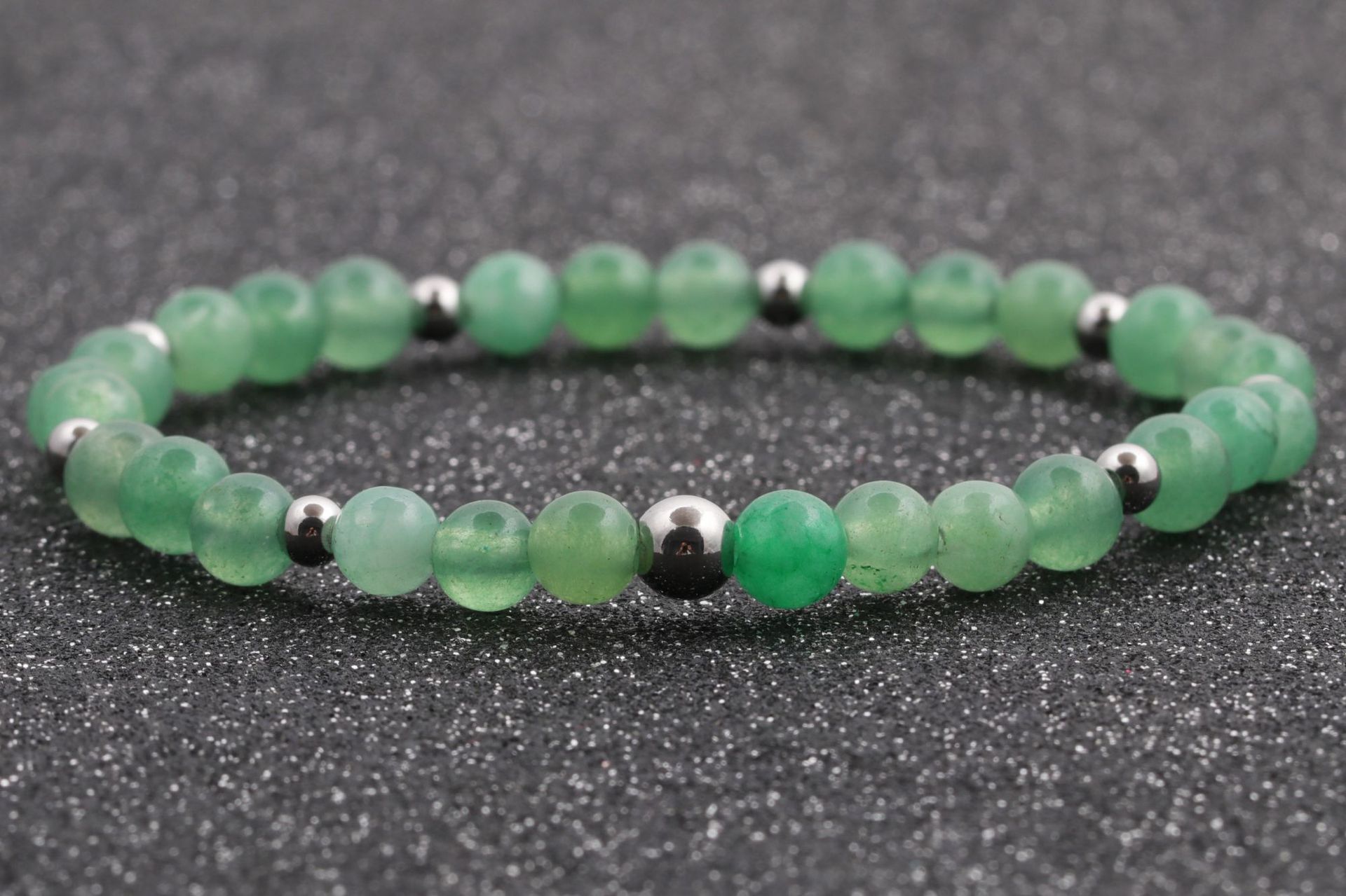 Europa y los Estados Unidos transfronterizos 6MM ojo de tigre ágata línea elástica cuentas pulseras pulseras granada brazalete de regalo para hombres y mujeres