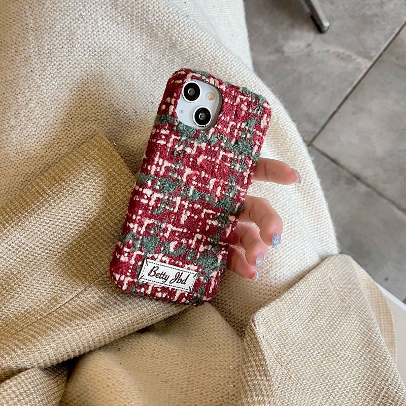 Velvet Phone Case For Iphone 16 Pro Max Patterned Cover_voghion.com