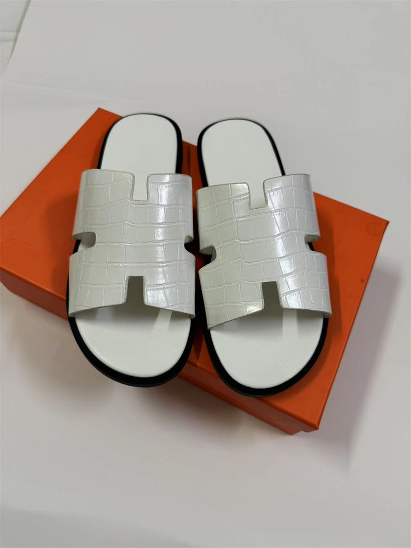 Medio Oriente e-commerce transfronterizo h zapatillas hombre sudeste asiático zapatos de cuero plano comercio exterior europeo y americano zapatos de playa de una sola zapatilla