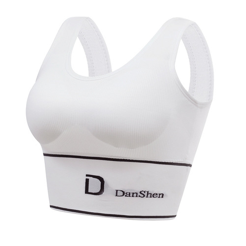 D-style lady single seamless deep U beauty back strapless push-up sports bra wire-free versatile base layer