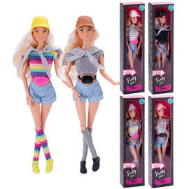 女孩玩具11寸30cm娃娃跑步换装衣服时装裤子袜子运动丽家时尚跨境