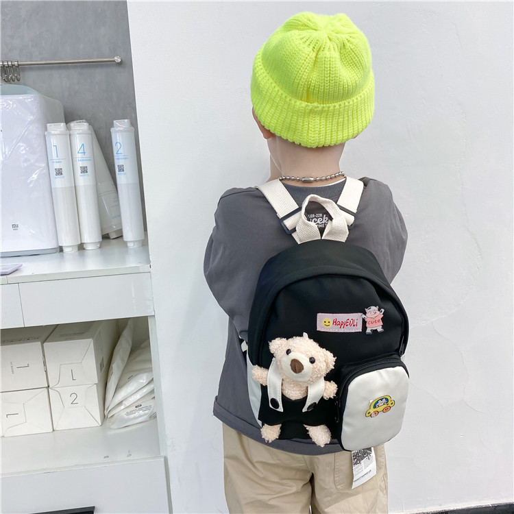 Wholesale Cartoon Clashing Color Bear Doll Backpack Nihaojewelry display picture 6