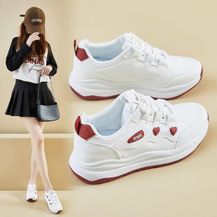 Ins K-Style New Dad Shoes for Women 2025 Spring Student Sports Running Casual Shoes Thick Soles Increased Yb6813