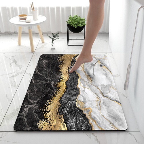 Diatom mud floor mat, toilet quick-drying foot mat, door mat, entrance carpet, bathroom non-slip mat, bathroom absorbent mat