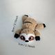 Cross-border explosion 3D printing cute sloth joint movable mini decorative ornaments children's toys gift doll