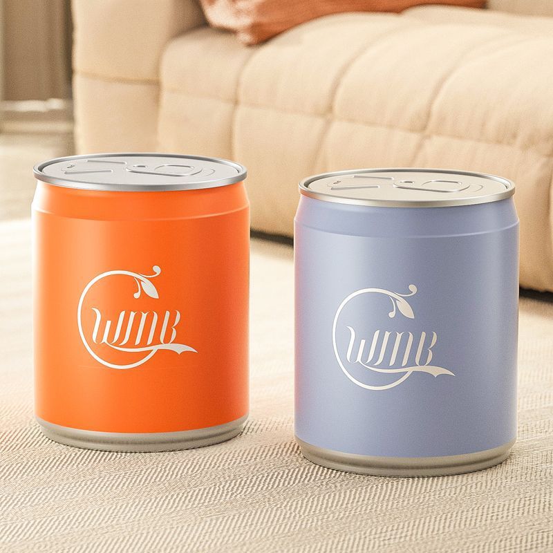 Coca-Cola basura latas prensas creativas en línea popularidad doméstica con cubierta sala de estar gran contenedor cesta de papel de baño