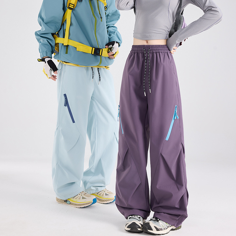 Outdoor 3-in-1 assault pants with detachable fleece down liner, windproof, waterproof, solid color, warm, thickened for autumn and winter Outdoor 3-in-1 assault pants with detachable fleece down liner, windproof, waterproof, solid color, warm, thickened for autumn and winter