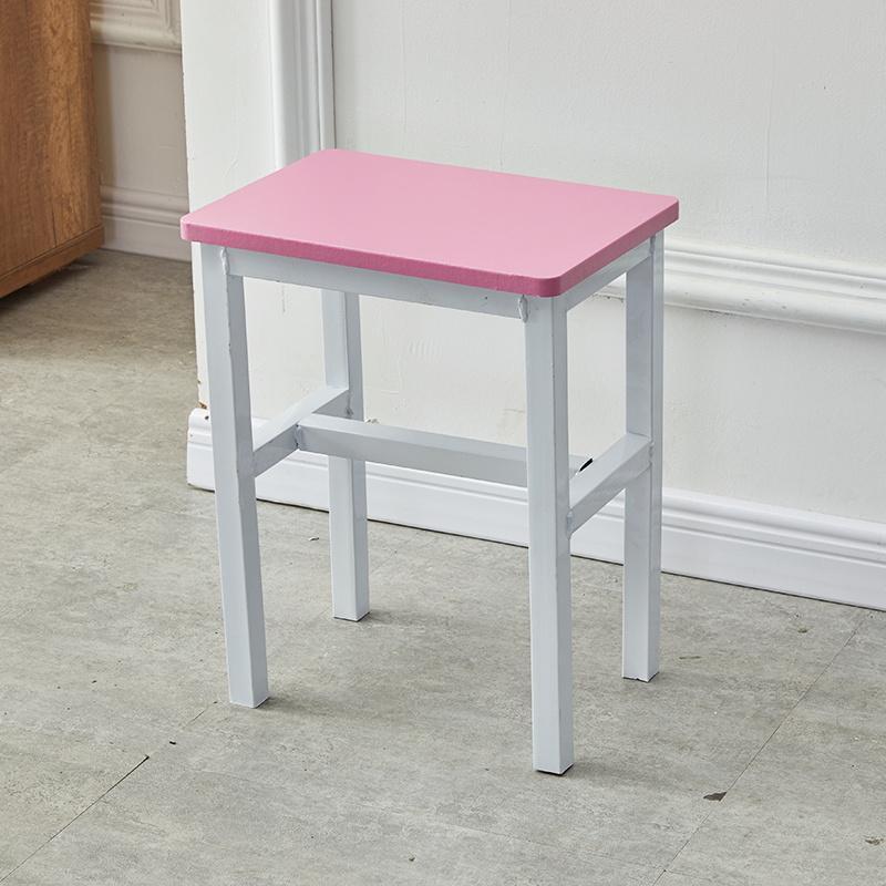 Taburetes de silla gruesa para estudiantes adultos taburetes altos para reuniones de dormitorio capacitación taburetes de comedor taburetes de color simple