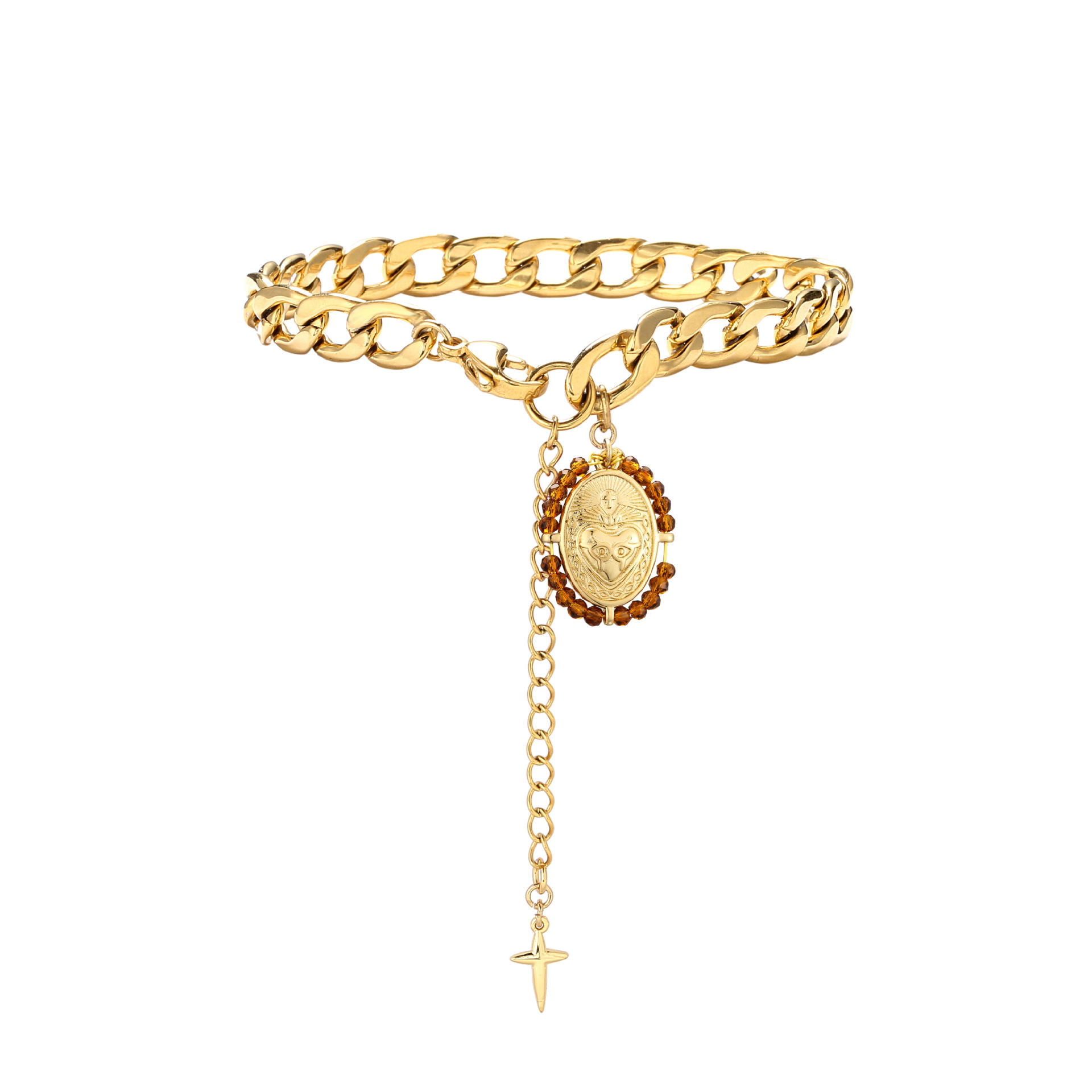 Jewelry Bracelet Handmade Beaded Pendant Bracelet Stained Glass Braceletpicture22