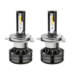 Super Bright Car LED Headlights with Three Color Temperatures, Near and Far Beam Integrated Headlights, H4 H7 H11, Five-Mode Strobe