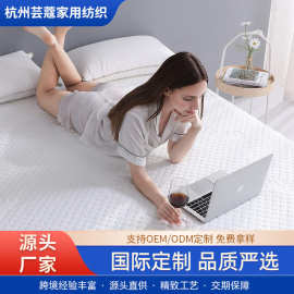 亚马逊跨境防水床笠竹纤维床罩厂家直供席梦思床垫保护罩床垫套