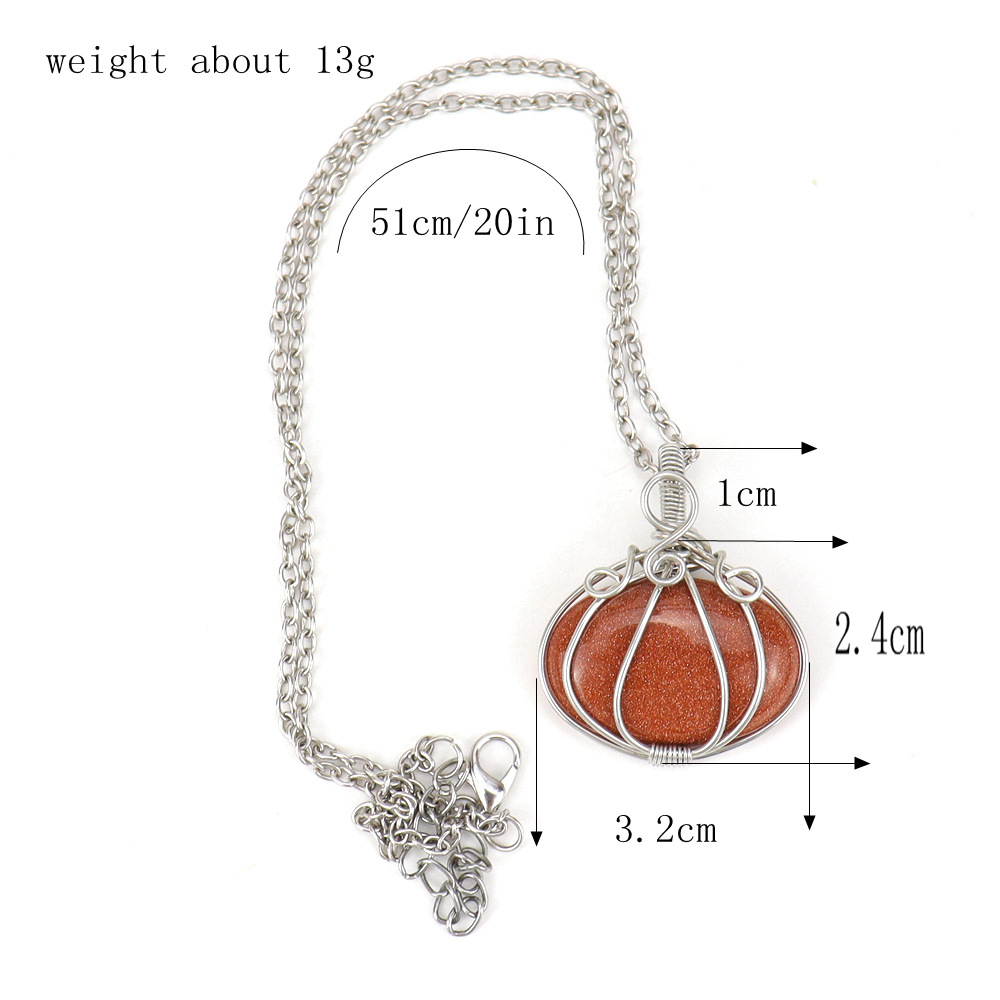 Simple Style Leaf Crystal Handmade Pendant Necklace 1 Piece