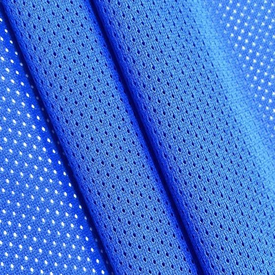 Low-elastic gypsophila mesh polyester warp knitted small eye cloth breathable sportswear lining quick-drying 75D bird eye cloth