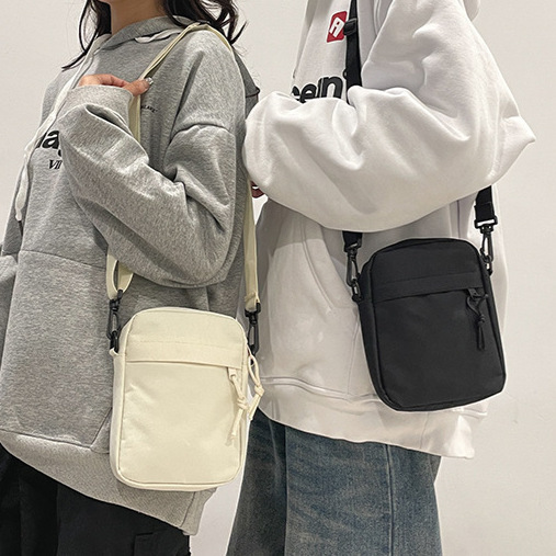 Boys' Forest Style Small Shoulder Bag Ins Trendy Shoulder Bag Men's Sports and Leisure Small Backpack Women's Simple New Crossbody Bag