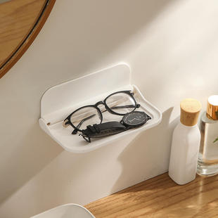 Ll Bathroom Mobile Phone Storage Rack Bathroom Wall Bedside Toilet Punch-Free Dormitory Foldableable Board Tray Storage