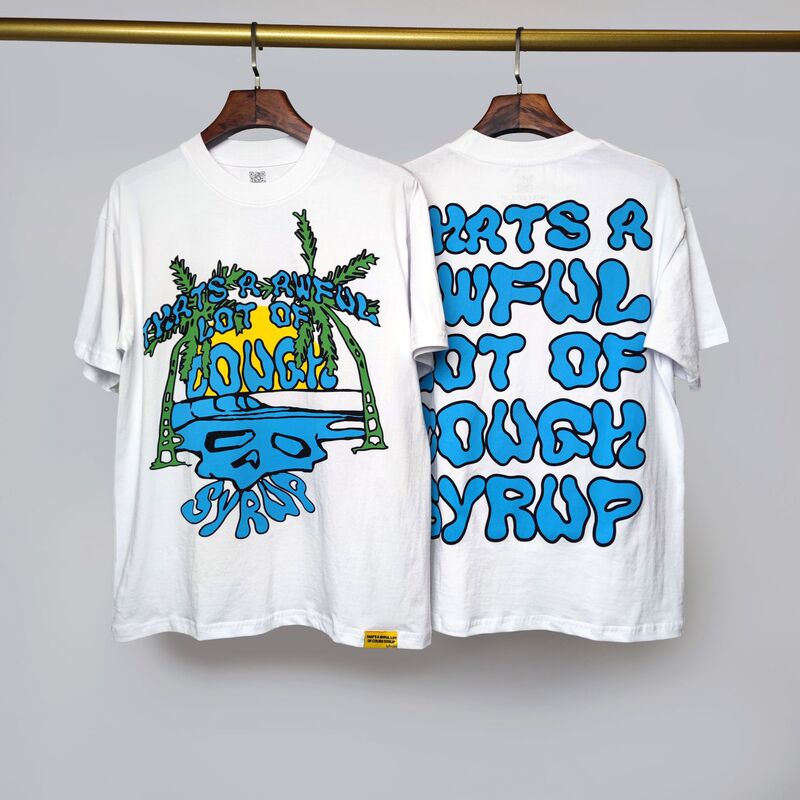 国境を越えた高品質THAT'S A AWFUL LOT OF COUGH SYRUP咳止めシロップ純綿Tシャツ|undefined