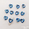 Three dimensional crystal for manicure heart shaped heart-shaped, nail decoration, decorations, with gem