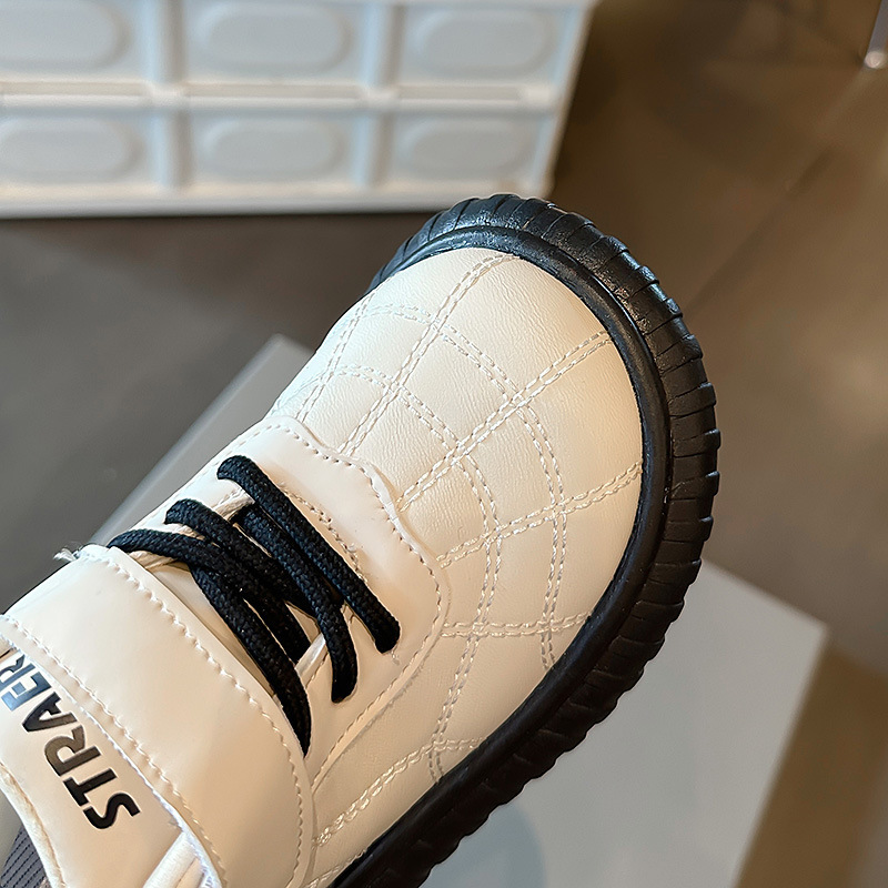 Pantofi casual pentru copii, primăvară și toamnă, pantofi sport pentru fete, la modă nouă, tălpi moi, toate se potrivesc cu pantofii respirabili în stil britanic_voghion.com